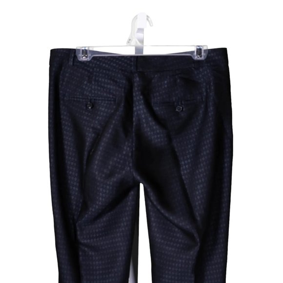 Banana Republic Womens Pants Blue Geometric Slim Ankle Avery Work Trousers 2 - Picture 7 of 8